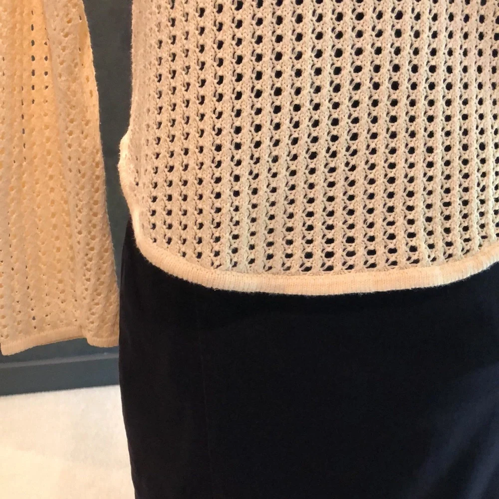 Jeanne Pierre Open Knit, Cream Seeater - Picture 3 of 8